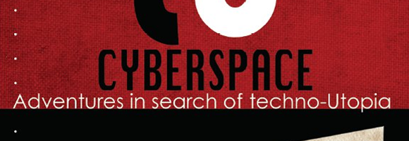 Detail of the cover of 'Barefoot into Cyberspace' (Hogge 2011)