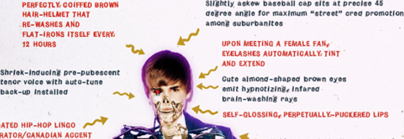 Is Justin Bieber a cyborg?