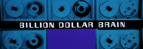 Title screen of the movie "Billion Dollar Brain" (Russell 1967)