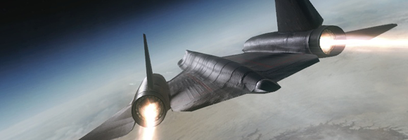 An SR-71 'Blackbird' in 'Call of Duty: Black Ops' (Treyarch 2010)