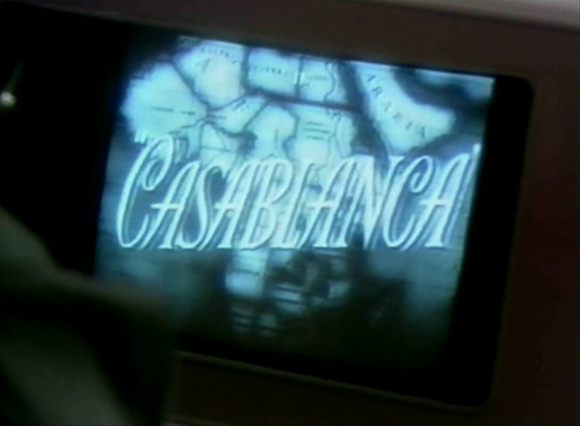 Title screen of 'Casablanca' (Curtiz 1942) within anothe movie ...