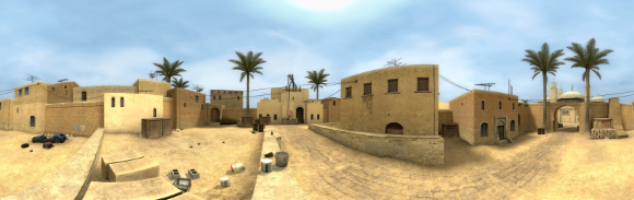 Panorama by Zalandael of the 'Counter-Strike: Source' map de_dust