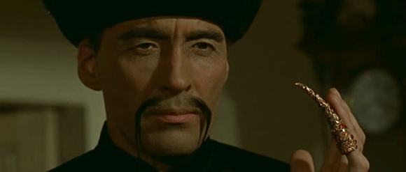 Christopher Lee as Dr. Fu Manchu in 'The Face of Fu Manchu' (Sharp 1965)