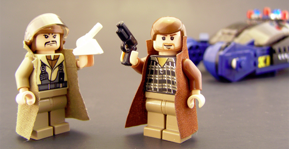 Gaff and Deckard minifigures by Legohaulic