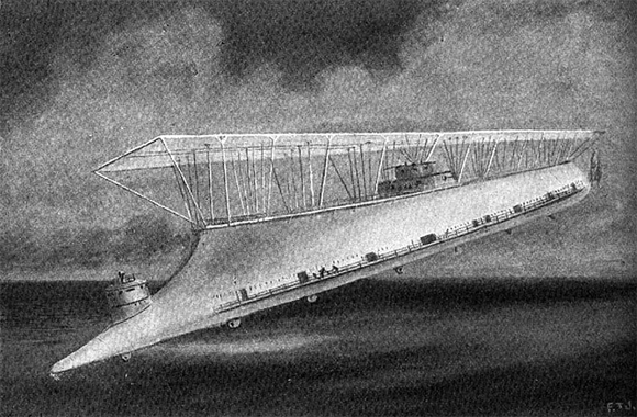 The 'Attila,' the airship of 'Hartmann the Anarchist' (Fawcett 1893)