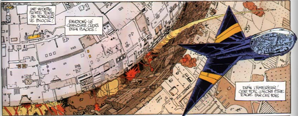 Panel from page 50 of 'L'Incal Noir' (Jodorowsky & Moebius 1981)