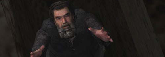 Saddam Hussein as depicted in the computer game Kuma\War