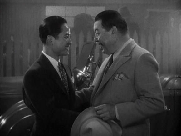 Keye Luke and Warner Oland in 'Charlie Chan in Shanghai' (Tinling 1935)