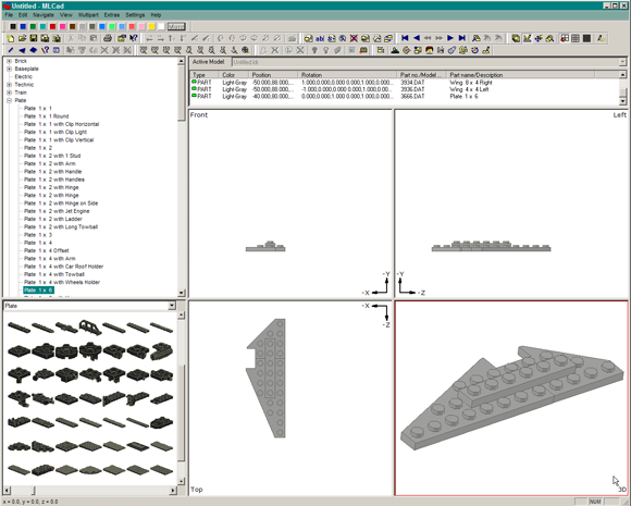 Viewports of MLCad