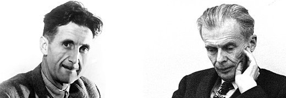 George Orwell and Aldous Huxley