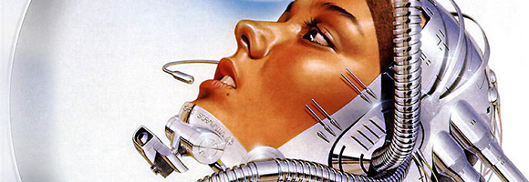 A sexy robot/android/gynoid/cyborg by Hajime Sorayama