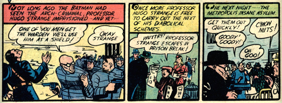 The second appearance of Professor Hugo Strange