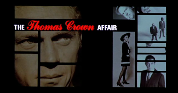 Titlecard of 'The Thomas Crown Affair' (Jewison 1968)
