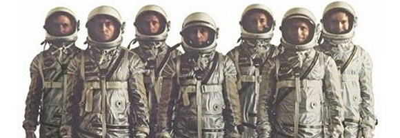 Detail of the promotional poster for 'The Right Stuff' (Kaufman 1983)